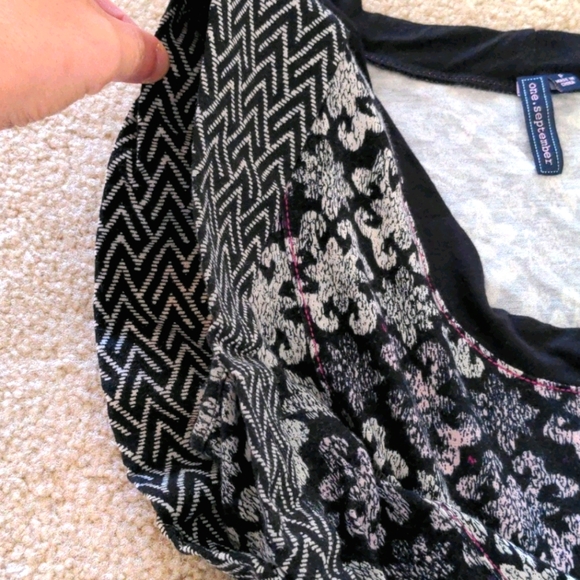 Anthro. One September Black & White Patter… - Picture 4 of 6